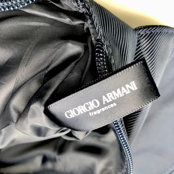 GIORGIO ARMANI Luxury Toiletry Grooming BAG POUCH NEW